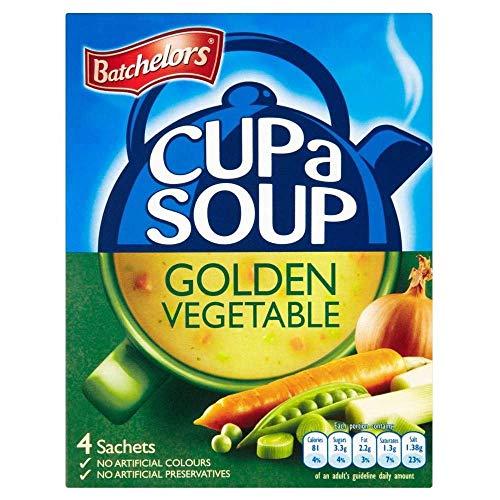 Batchelor\'s Batchelor\'s Cup A Soup 4 Sachets - Golden Vegetable - 2 Pack, 2 x 82 g