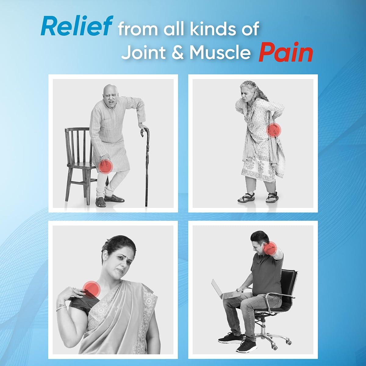 OZONE OZONE KWIK Pain Relief Oil with Cinnamomum & Mahanarayan Oil | Ayurvedic Pain Relief Oil | For Joint, Back, Knee, Shoulder & Muscle pain | 50ml (Pack of 1)