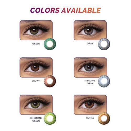 ALCON Freshlook Colorblends Monthly Color Lens-2 Lens (Powerless) (STERLING GRAY)