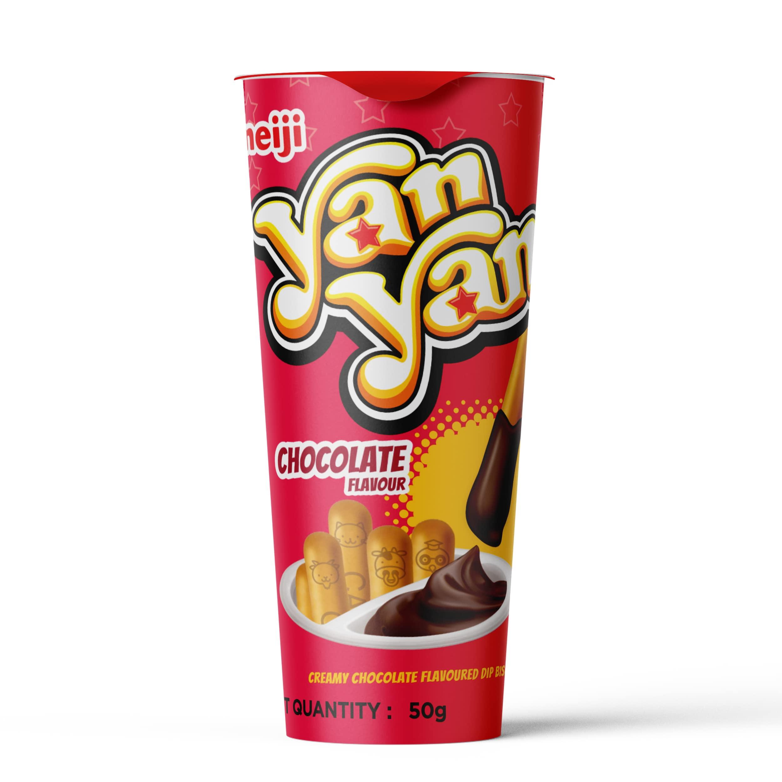 meiji Meiji Yan Yan Biscuits (Chocolate, Pack Of 10) 540 gram