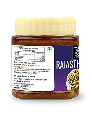 365 STORE TO DOOR 365 STORE TO DOOR Rajasthani Ker Pickle, 750g | Ker Sangri Ka Achar | Homemade, No Preservatives, No Oil | 100% Pure & Hygiene | Ready to Eat