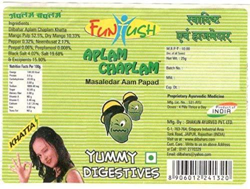 Funtush Funtush Aplam Chaplam Jar of 30pcs. (Khatta)