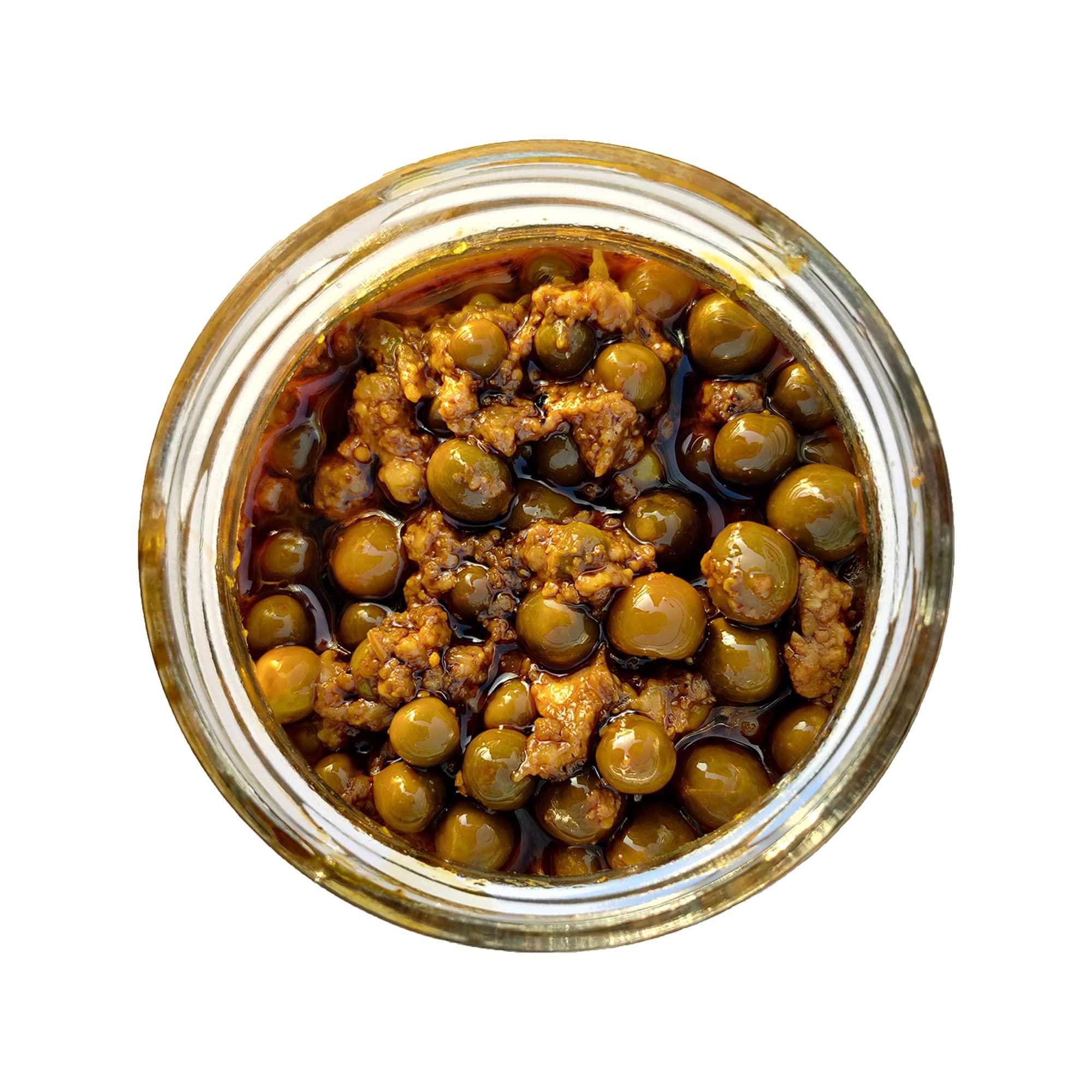 OPICKLES Opickles Keriya ka Achaar Homemade & Handmade Traditional Taste Flavourful & Delicious Tenti Dela Rajasthani Pickle No added Preservatives & Chemical Free 500 Gram Pack