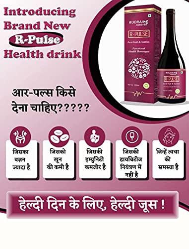 Rudraa Forever R-Pulse Acai Fruit & Berries Juice to Boost Immunity Health Drink 1000 ml