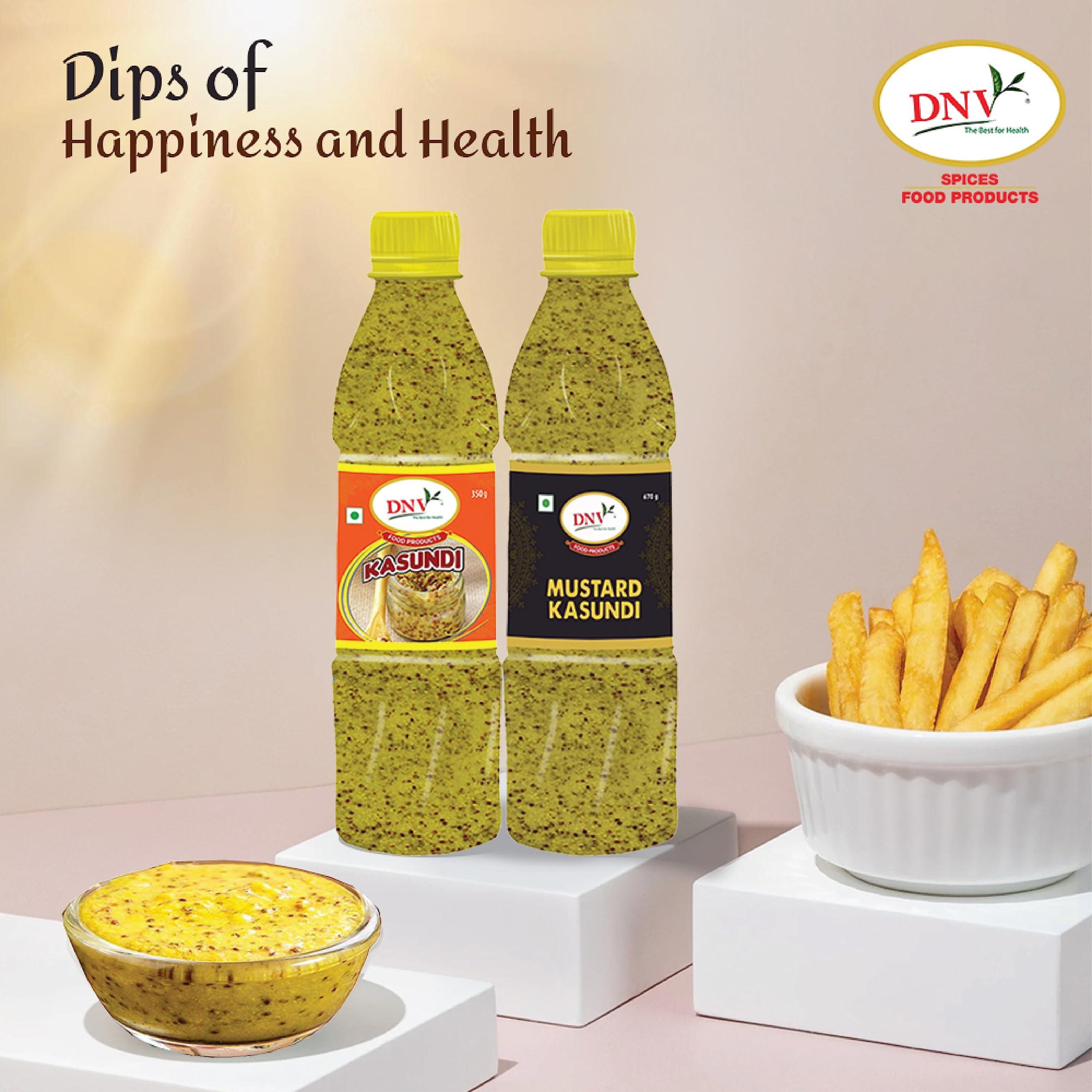 DNV DNV Bengali Combo of Mustard Kasundi Sauce 350gm & Kul Pickle 200gm