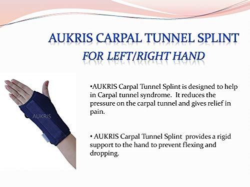 AUKRIS AUKRIS Carpel Tunnel Splint -Left hand- Medium, Blue