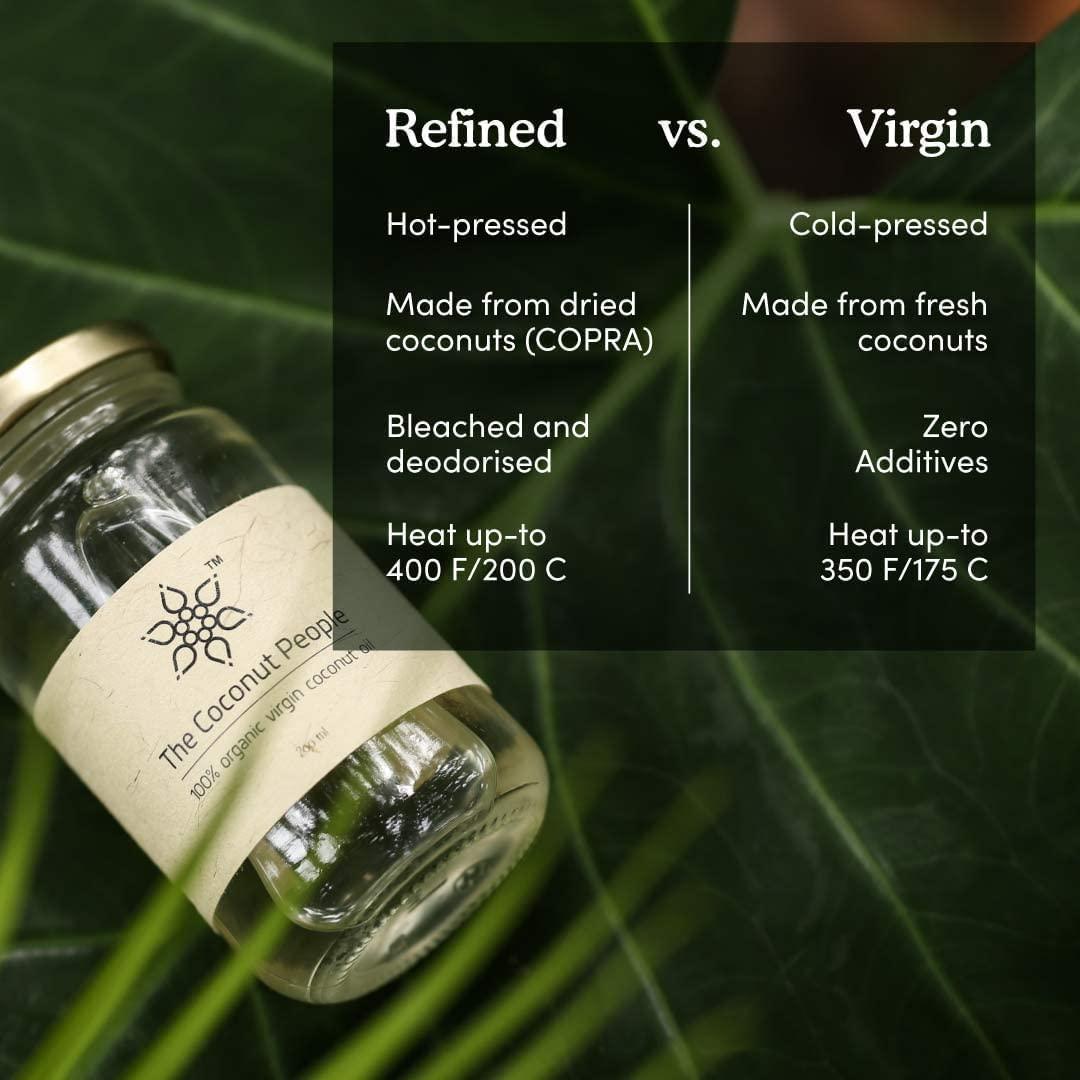 The Coconut People The Coconut People 100% Certified Organic Cold Pressed Virgin Coconut Oil (1 Ltr)
