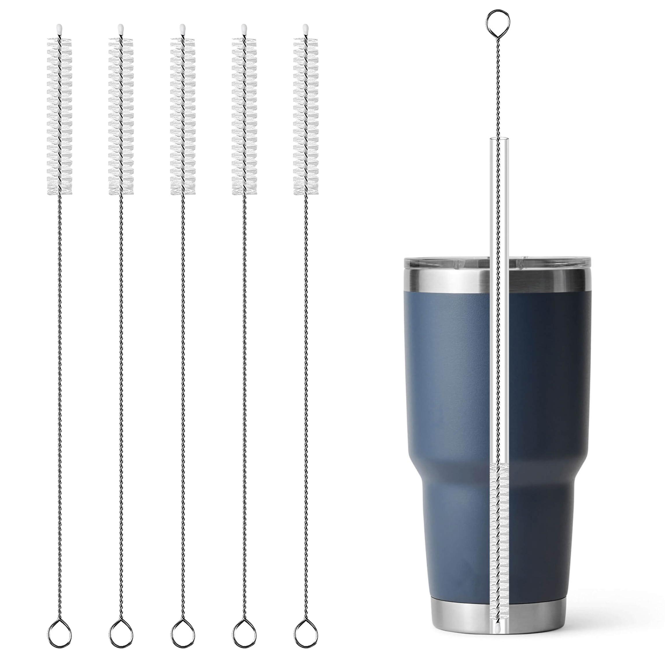 KEUYE KEUYE Straw Cleaner Brush Perfectly Fits for YETI, Straw Cleaner Brush for Tumbler Straws,Bendable and Flexible Straw Cleaner Compatible with Yeti,5PCS Straw Cleaner Brush Extra Long