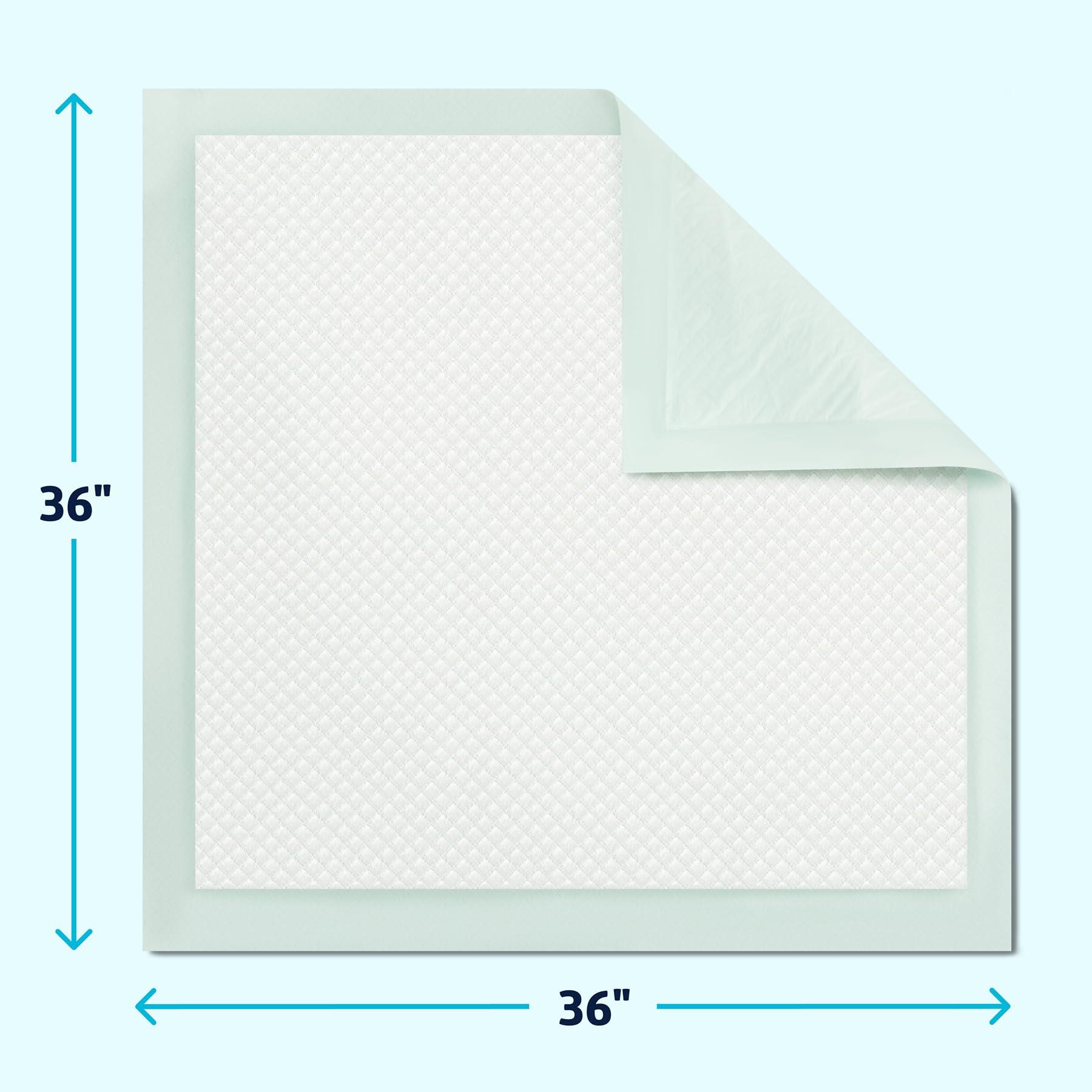 Medline Medline Heavy Absorbency 36\" X 36\" Quilted Fluff And Polymer Disposable Underpads, 50 Per Case, Great Protection For Beds, Furniture, Surfaces