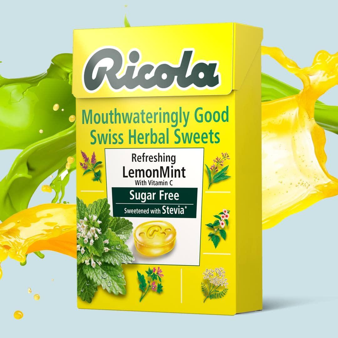 Ricola Ricola Lemon Mint Candy, 1.59 oz  45 g