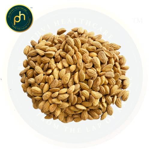 PH PHs Organic Kashmiri Mamra Almond Oil 200ml | Cold Pressed Watermill (Gharat) extracted in Kashmir valley | Extra Virgin | Mamra badam Rogan rich in Vitamin E good for Hair Skin and Diet