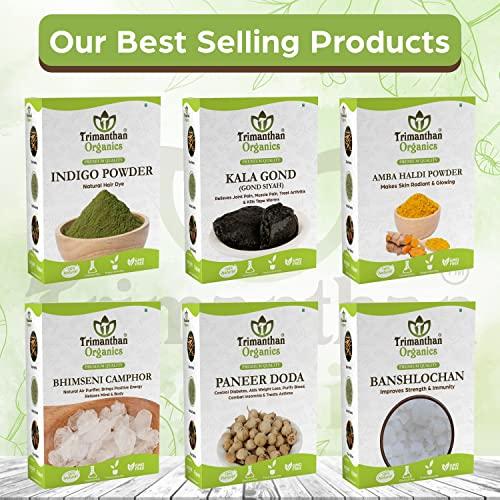 TRIMANTHAN ORGANICS Trimanthan Organics Gond Katira Pure Organic (400 Gm) | 100% Pure & Natural Edible Gum | Tragacanth Gum | High cooling properties | Herbal Food | Super Food