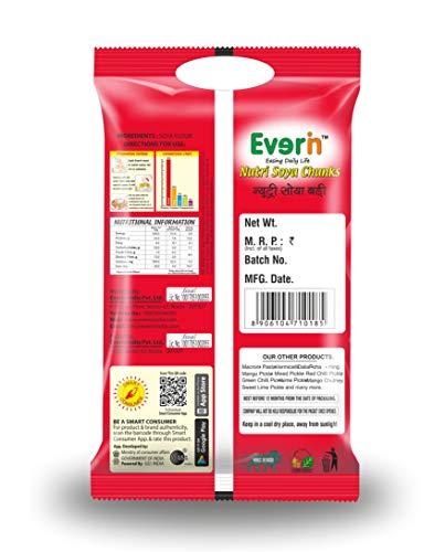 Everin Everin Nutri High Protein and Healthy Gluten Free SOYA Chunks Combo Pack of 2 (1kg Each)
