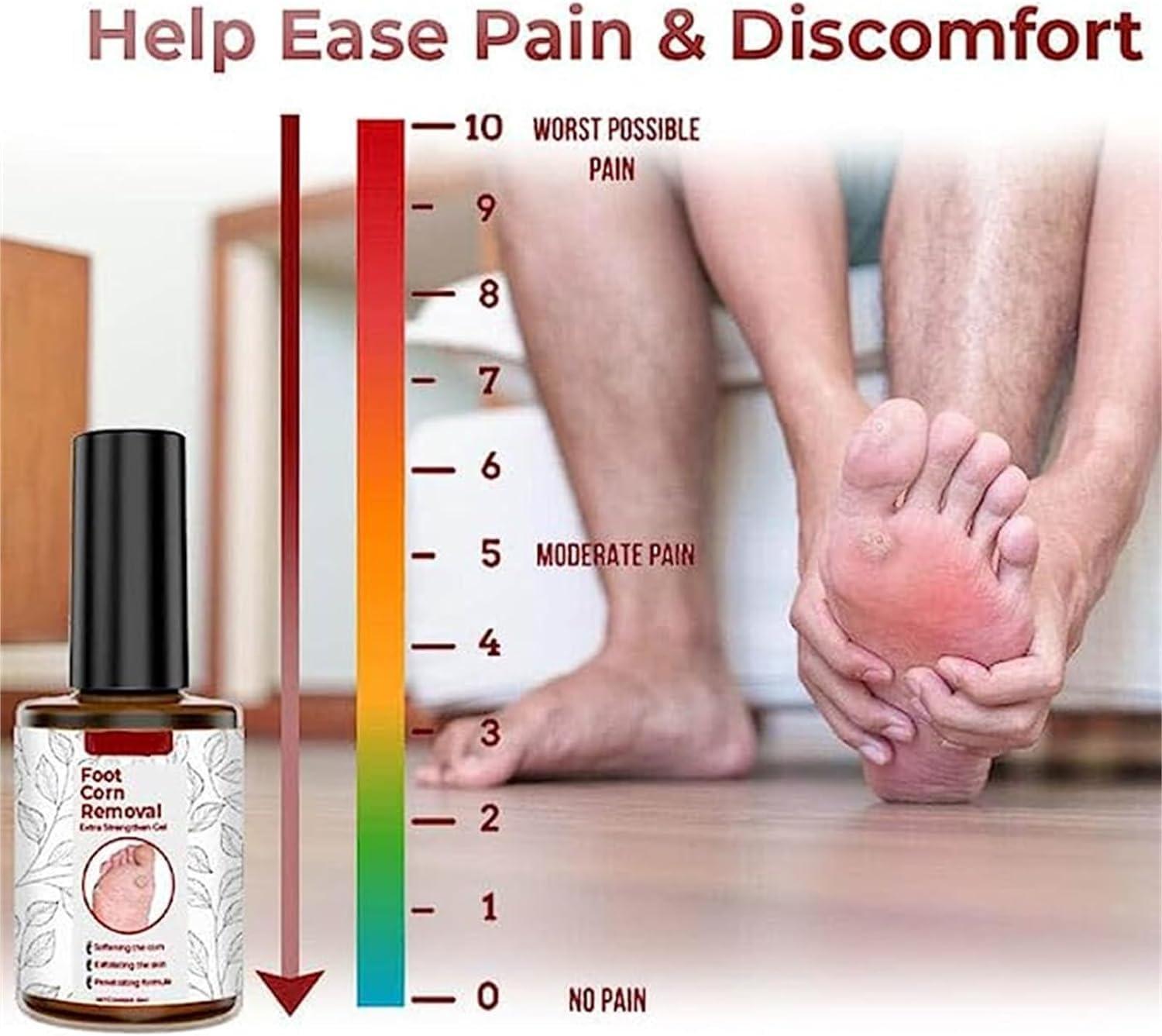 Generic Corn Ease Foot Eliminator Gel | Fast-Acting, Pain-Free Corn & Callus Remover | Gentle Formula for Soft, Smooth Feet | Effective Corn Treatment Gel for Men & Women | 30ml