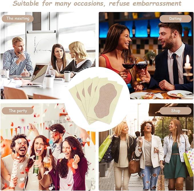 BIGXEN BIGXEN Invisible Underarm Sweat Pads, High Absorption, Breathable Fabric for Effective Odor Protection