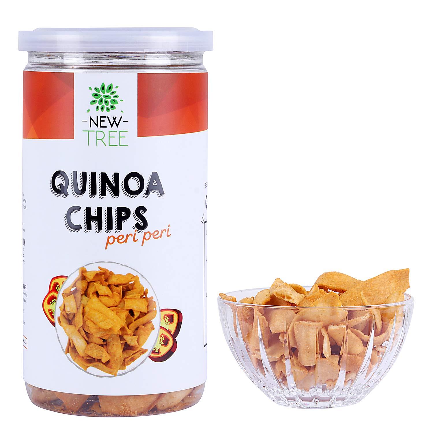 New Tree New Tree Quinoa Chips Peri Peri 225gms, Gluten Free Snacks