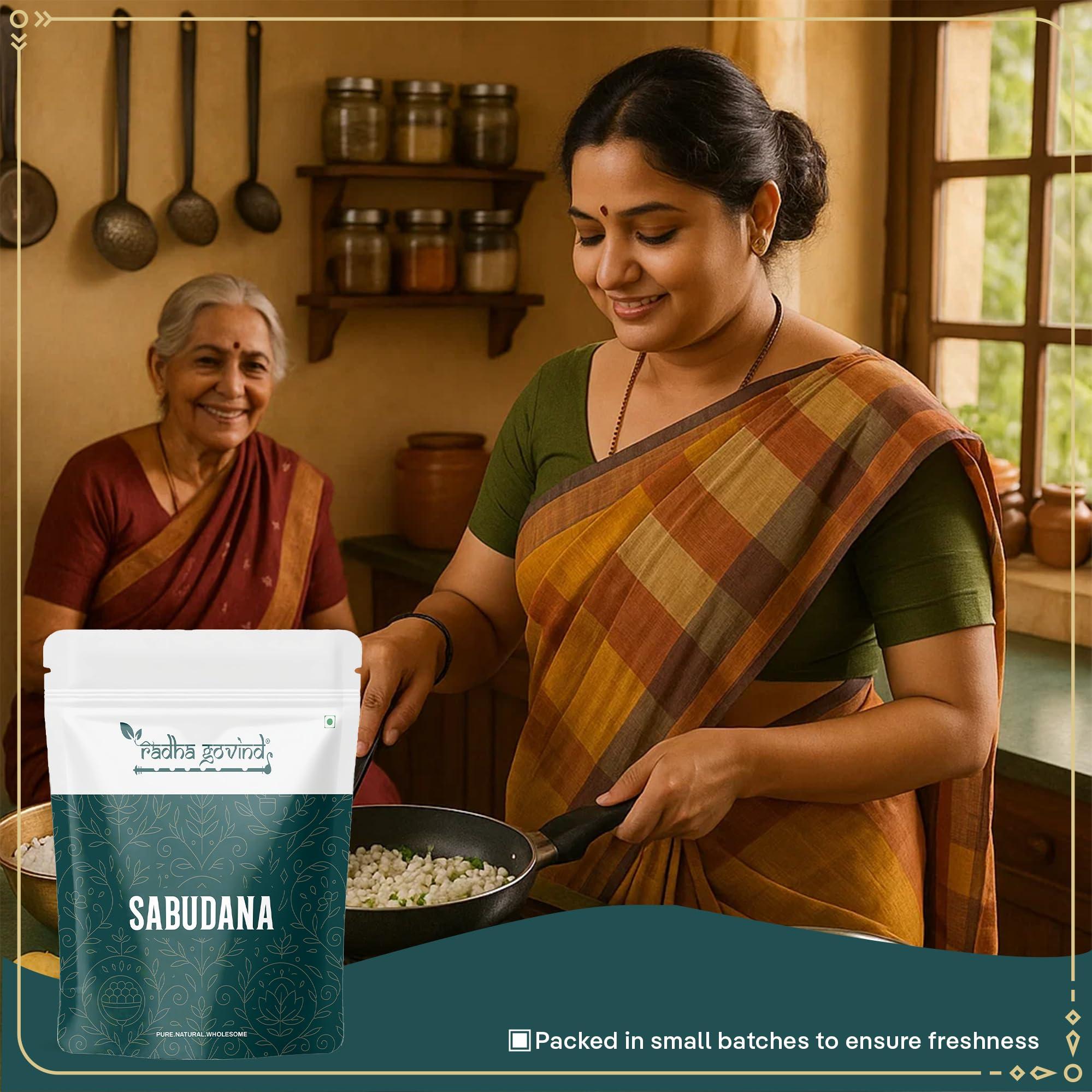 Radha Govind Radha Govind Organic Sabudana | Sago | Tapioca (800)