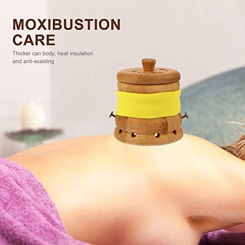 Artibetter ARTIBETTER Bamboo Moxibustion Box Moxa Burner Moxibustion Pot Healing Box Moxibustion Can Body Massager Moxibustion Instrument Menstrual Cramps Pain Relief