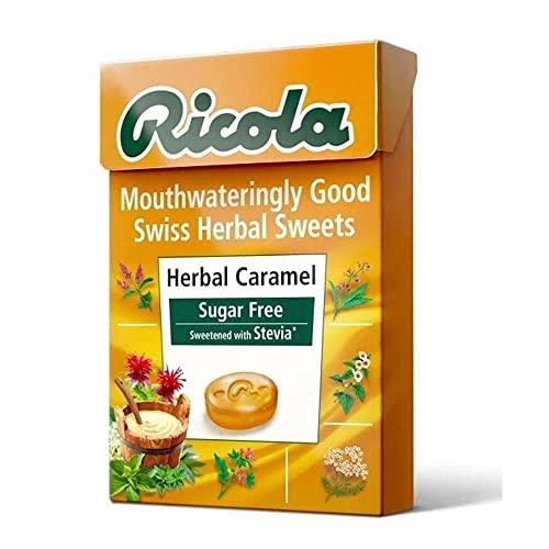 Ricola Ricola Herbal Caramel Sugar Free, 45 g