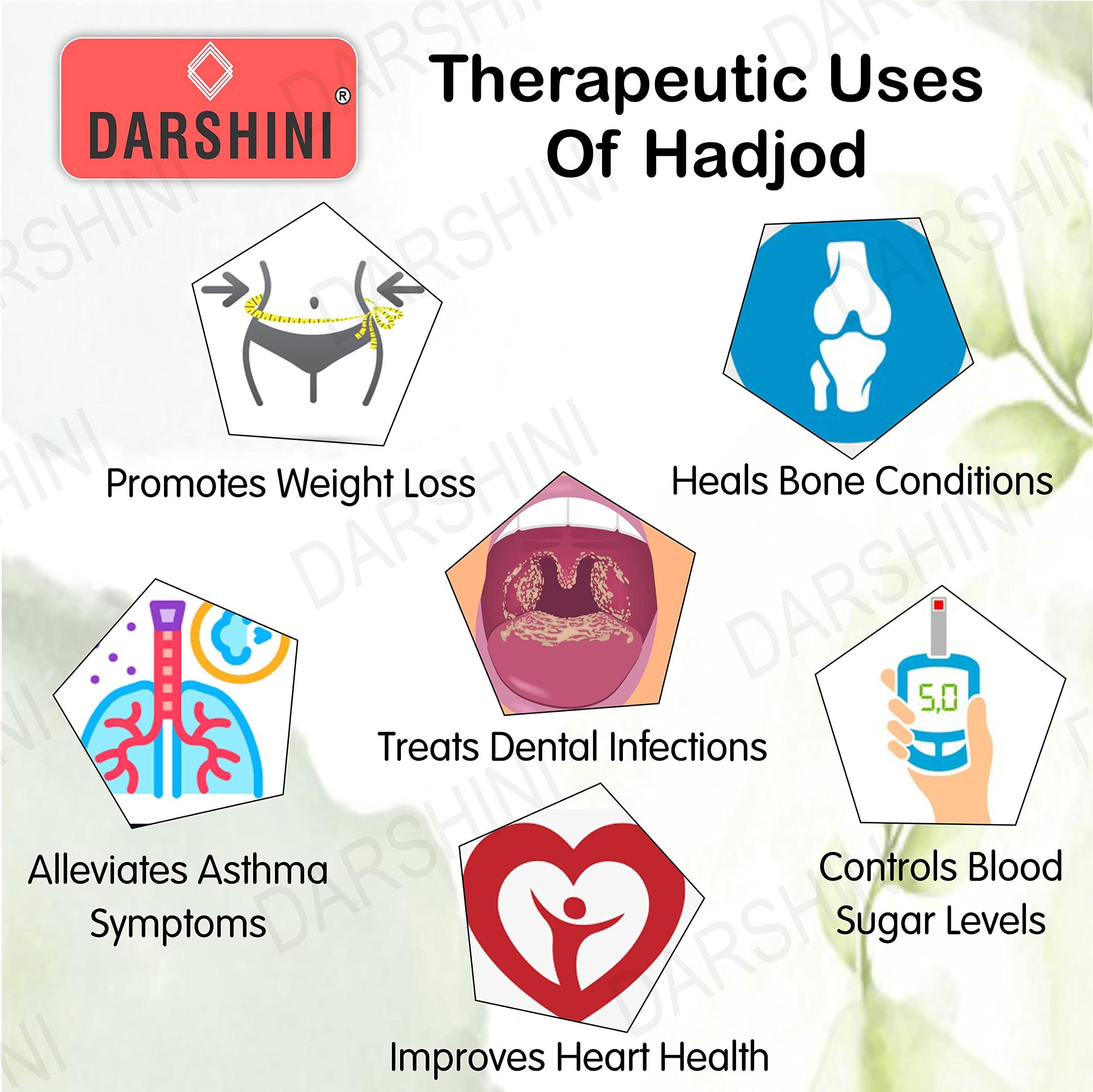 DARSHINI Darshini Hadjod/Pirandai/Cissus Quadrangularis Powder, 200g