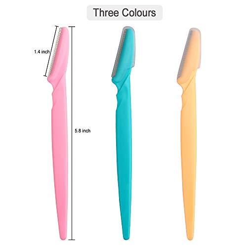 Amariver Eyebrow Razors for Women, Eyebrow Facial Razor for Women, Razor Bulk, 33 Pack Eyebrow Facial Razor Trimmer for Women