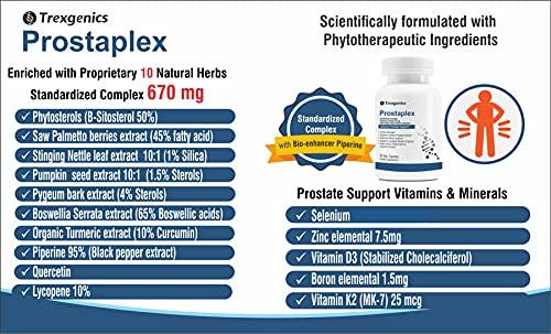 Trexgenics Trexgenics® PROSTAPLEX Advanced Prostate Health function support formula (60 Vcaps) (1)