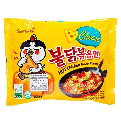 SAMYANG Samyang Hot Chicken Ramen Cheese Noodles, 5 X 140 g