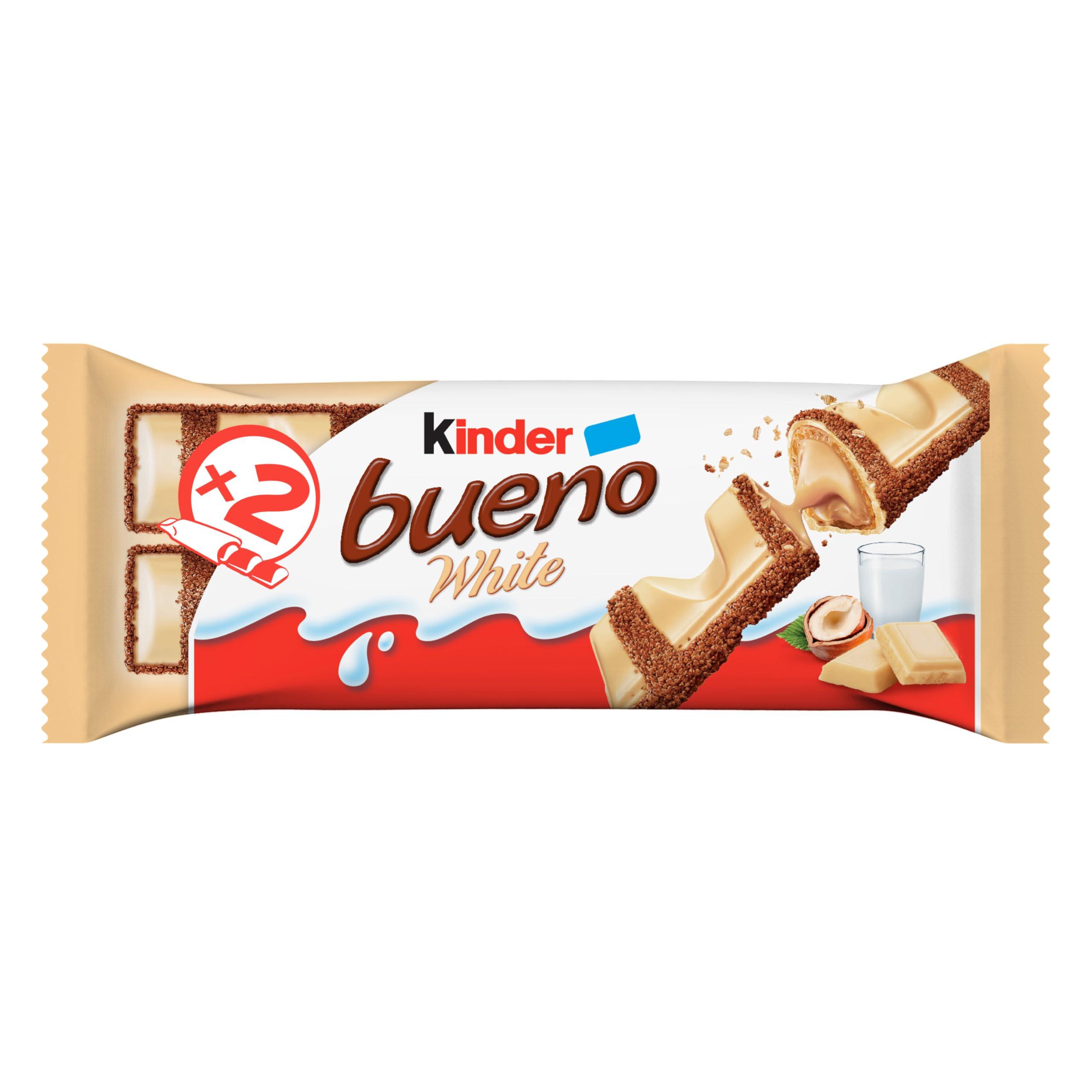 Kinder Bueno Kinder Bueno White Chocolate with Hazelnut (Pack of 3)*39g