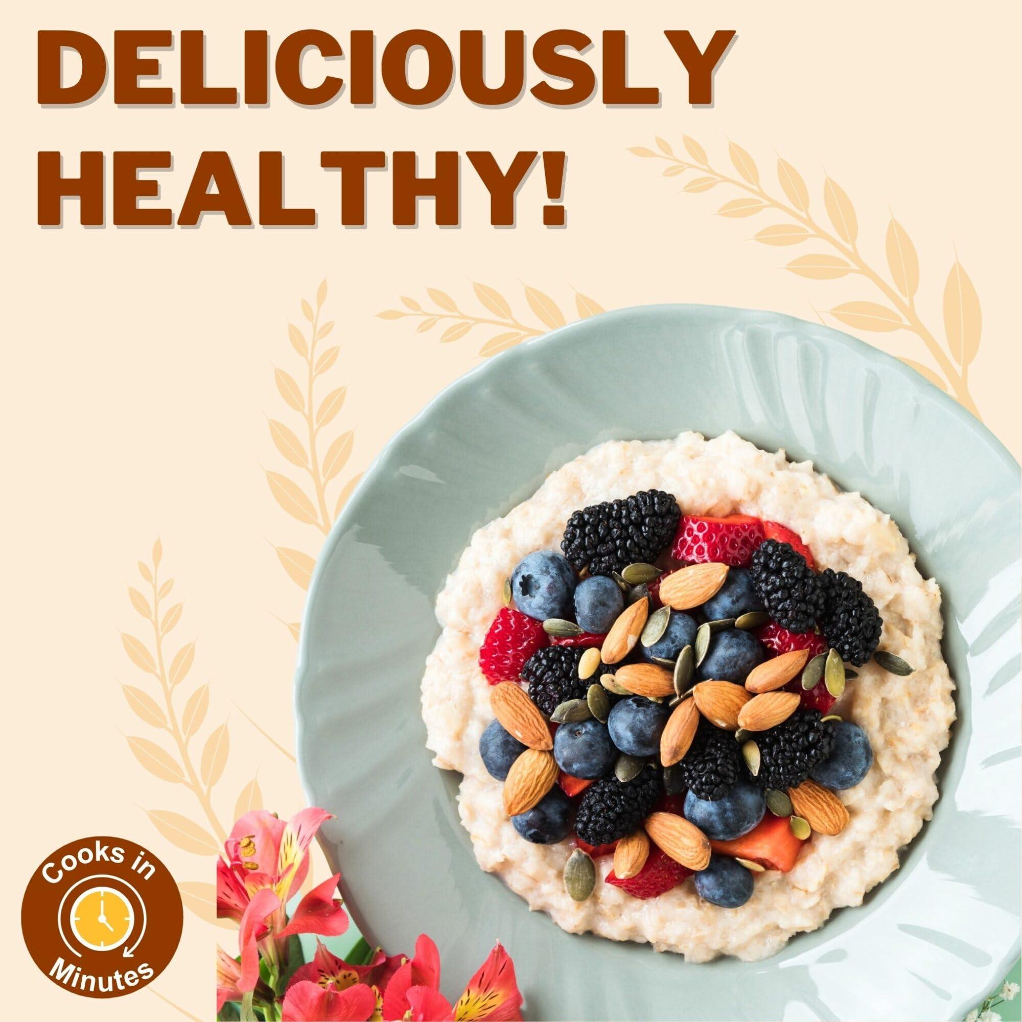 urban platter Urban Platter Rolled Oats, 500g (Whole-Grain Oats | High in Fiber and Protein | Breakfast Cereal I Instant Oats)