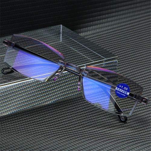 AEC AEC ReadSafe NEO Smart Rimless Reading Eyeglasses With AR BlueBlock Lens (+1.50, Black)