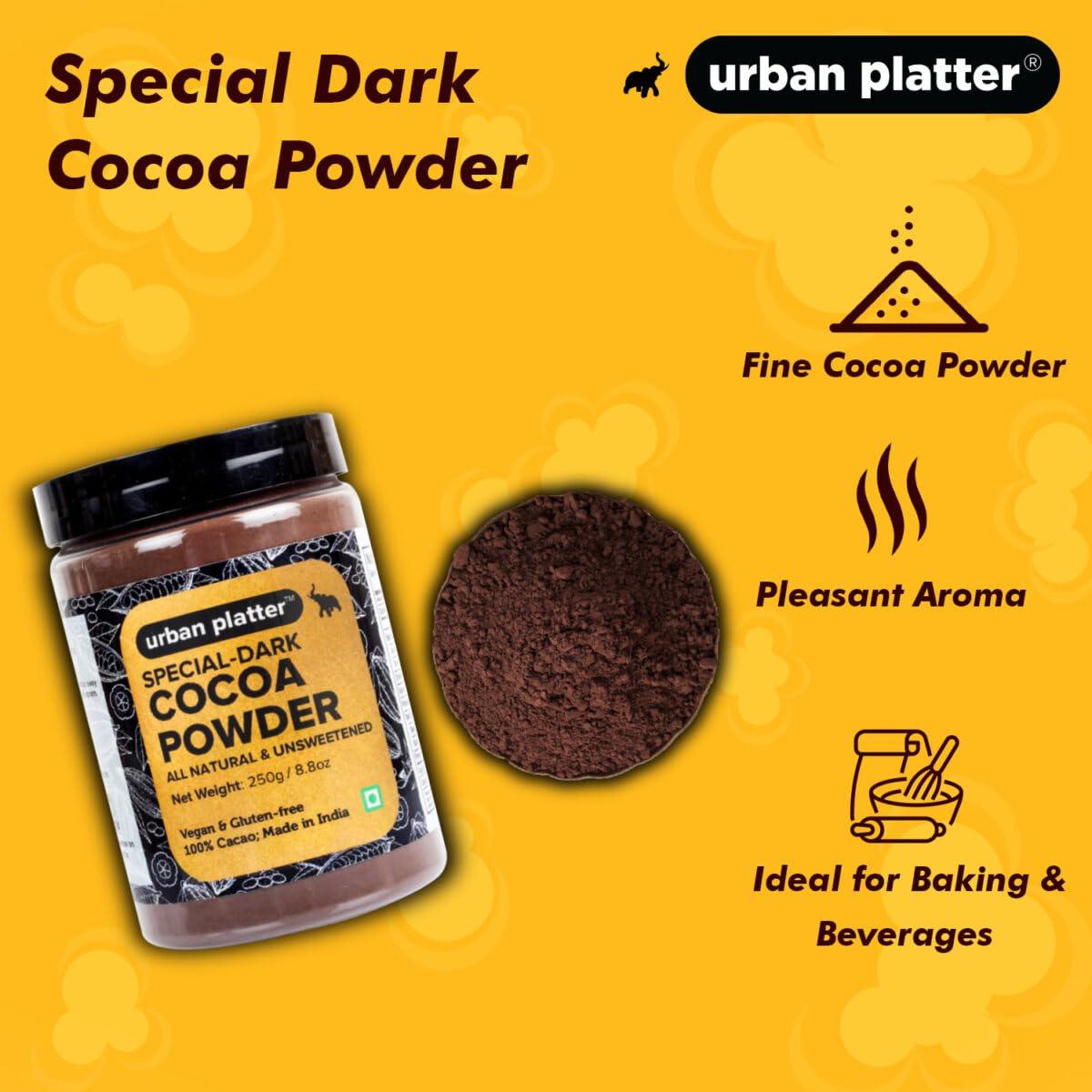 urban platter Urban Platter Special Dark Cocoa Powder, 1Kg