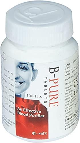 Drugs Laboratories B-Pure Blood Purifier Tablet For Skin By Drugs Laboratories - 100 Tab
