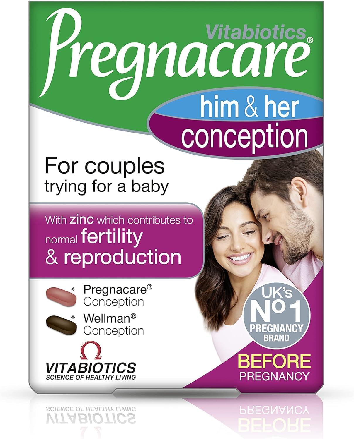 Pregnacare Pregnacare Him & Her Conception Nutritional Tablets, 60 Count