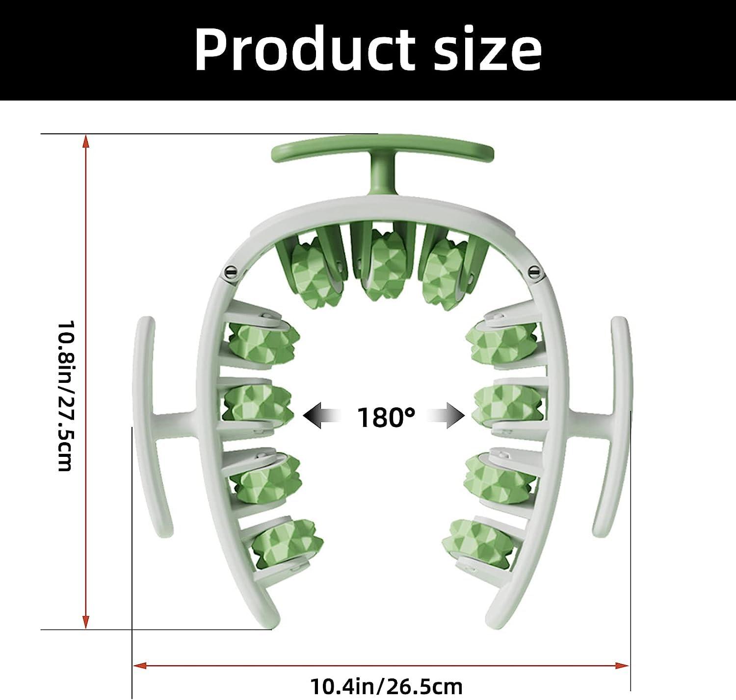 swabs Swabs Leg Roller | Portable Leg Rollers for Muscles,Muscle Roller Stick Trigger Point Muscle Roller 11 Wheels Ease Muscle Stiffness & Soreness for Wrist Hand Calf Foot