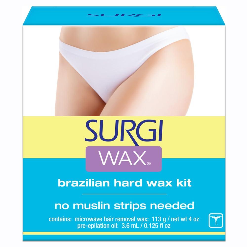 Surgiwax Surgi-wax Brazilian Waxing Kit For Private Parts, 4-Ounce Boxes
