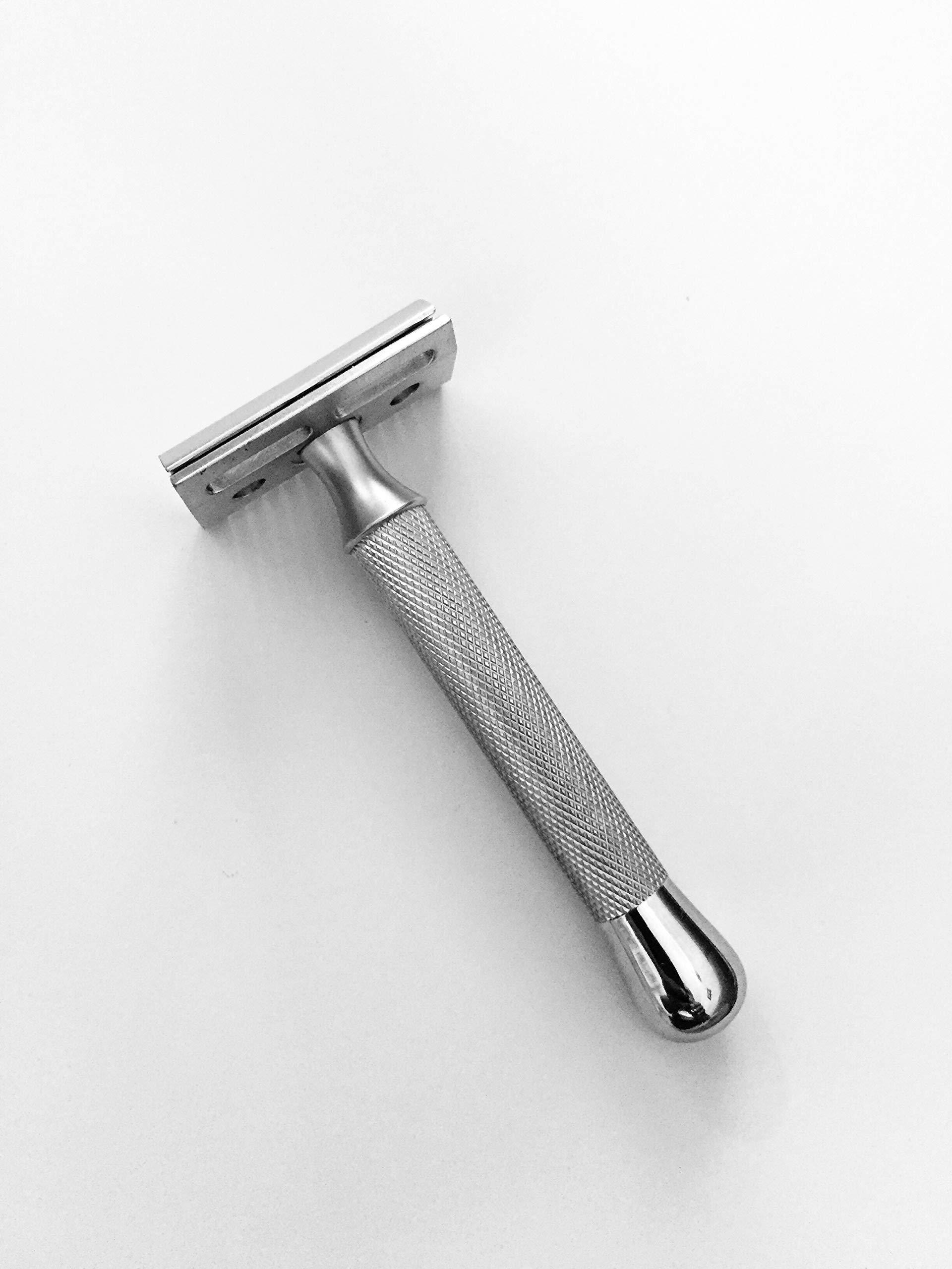 Romer-7 Romer-7 222 MATT Premium Safety Razor for Men with Combo Heavy Head + SS Blade