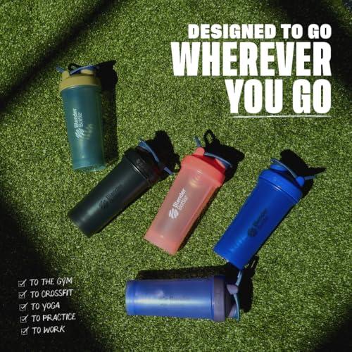 Blender Bottle BlenderBottle Classic V2 Shaker Bottle Perfect for Protein Shakes and Pre Workout, 20-Ounce, Ocean Blue