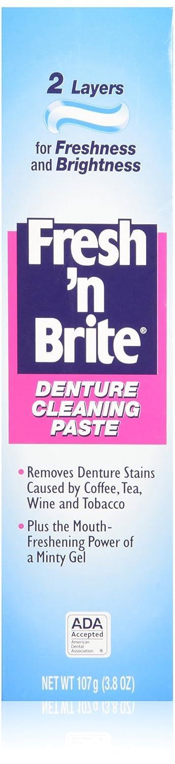 Fresh 'n Brite Stim-U-Dent Fresh \'n Brite Denture Cleaning Paste, 2 Count by Stim-U-Dent