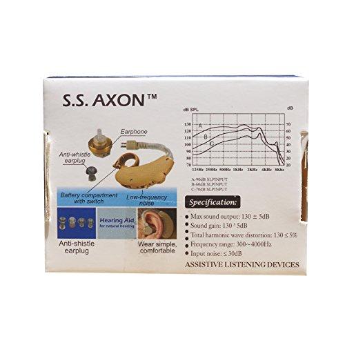 S.S.Axon S.S.Axon™ Digtital Adjustable Amplifier F-137 In The Ear Hearing Aid (Beige)
