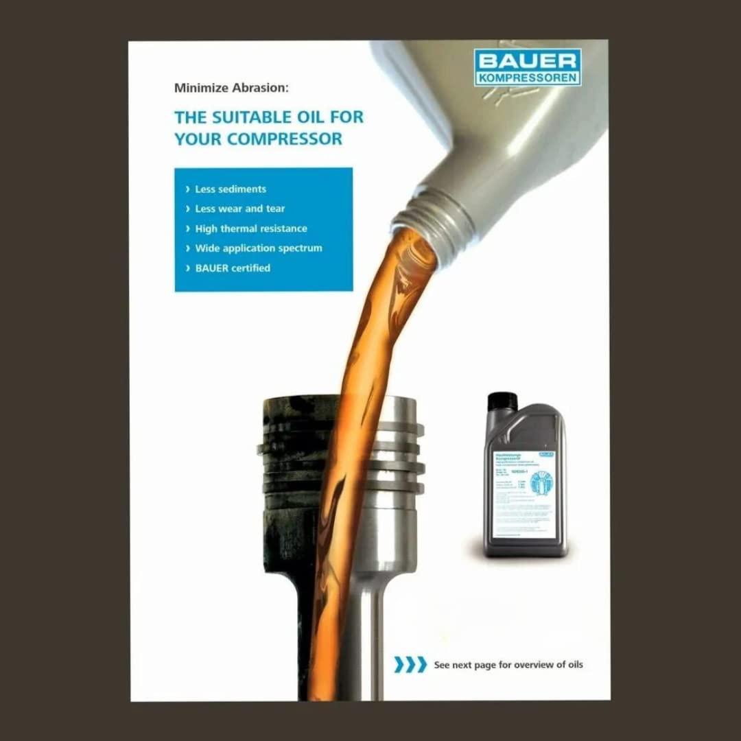 Generic Bauer N22138-1 Compressor Oil - 1 litre