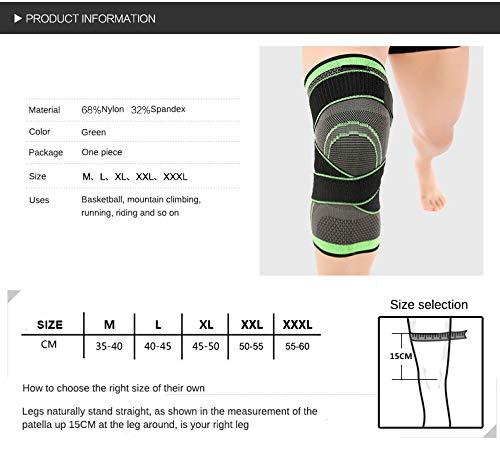 ASOONYUM HipStone Knee Sleeve, Compression Fit Support -for Joint Pain and Arthritis Relief, Improved Circulation Compression - Wear Anywhere - Single (XXXL)