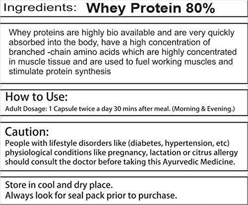 BESURE BeSure 100% Whey Protein Capsules-Gain Lean Muscle