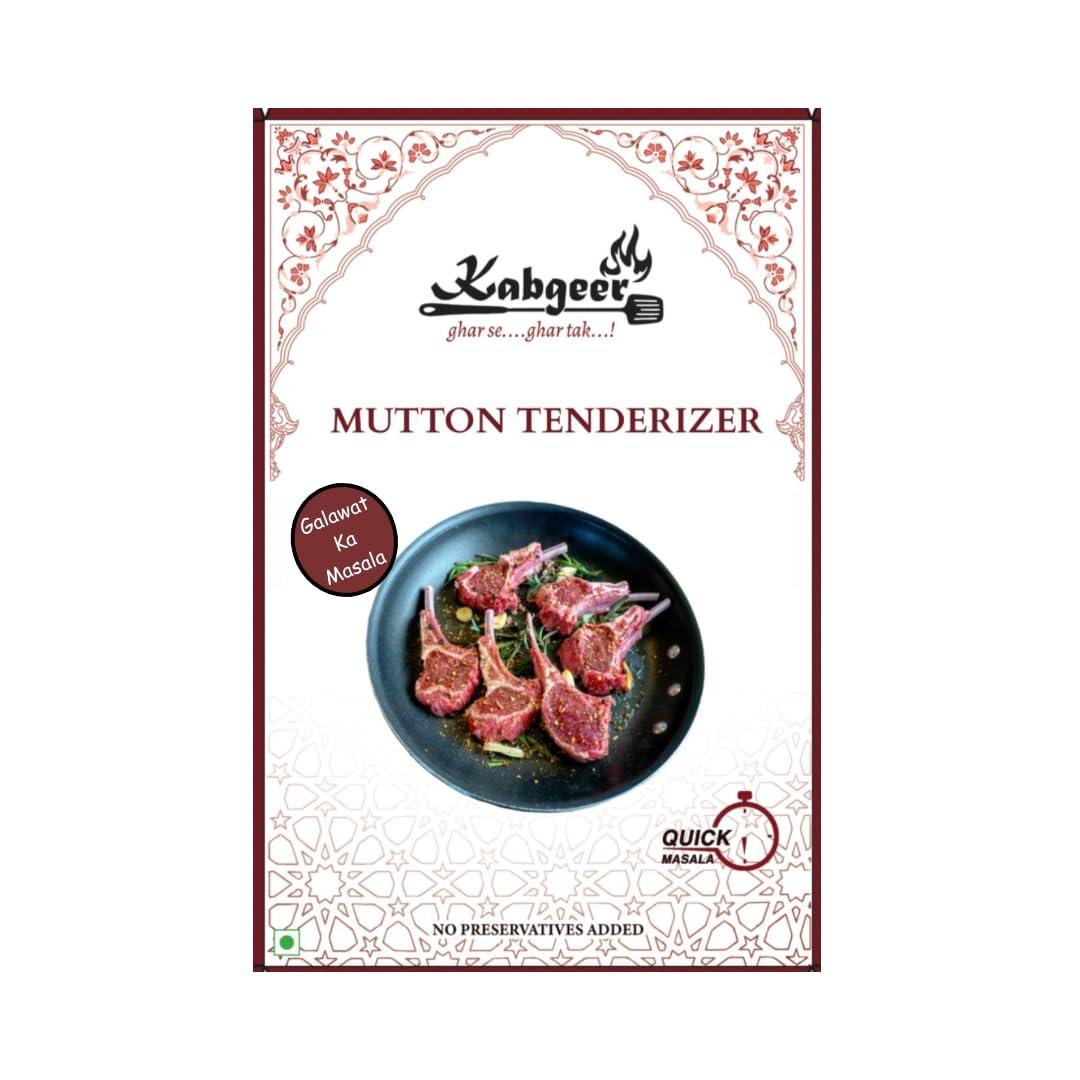 Kabgeer Kabgeer Mutton Tenderizer Powder | Speciality Powder | Raw Papaya | Kachri | Galawat ka Powder | No Added Preservatives | No Flavour - 50 gram Pack