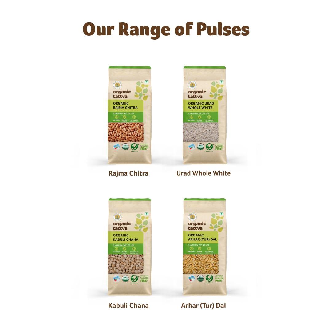 ORGANIC TATTVA Organic Tattva, Organic Gluten Free Arhar/Toor Unpolished Dal, 1 Kg