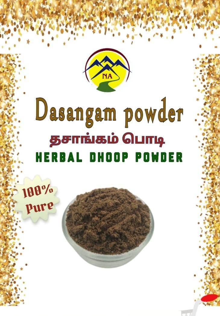 NavaFresh Basics NA Dasangam powder ( pure &natural fragrance dhoop powder) - pack 100gm*3+1