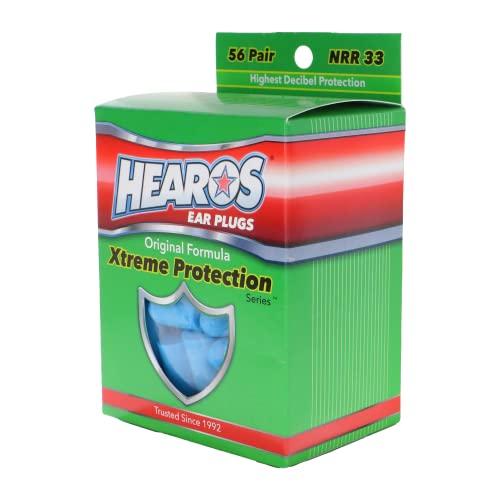 HEAROS HEAROS Xtreme Protection Series Ear Plugs, Blue, 56 Pair
