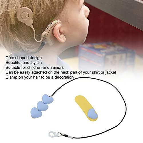 FAIG Hearing Aids Holder Straps, Hearing Aid Clips Stylish Prevent Fall Off Cute Shape Clips for Outdoor Activities for Children