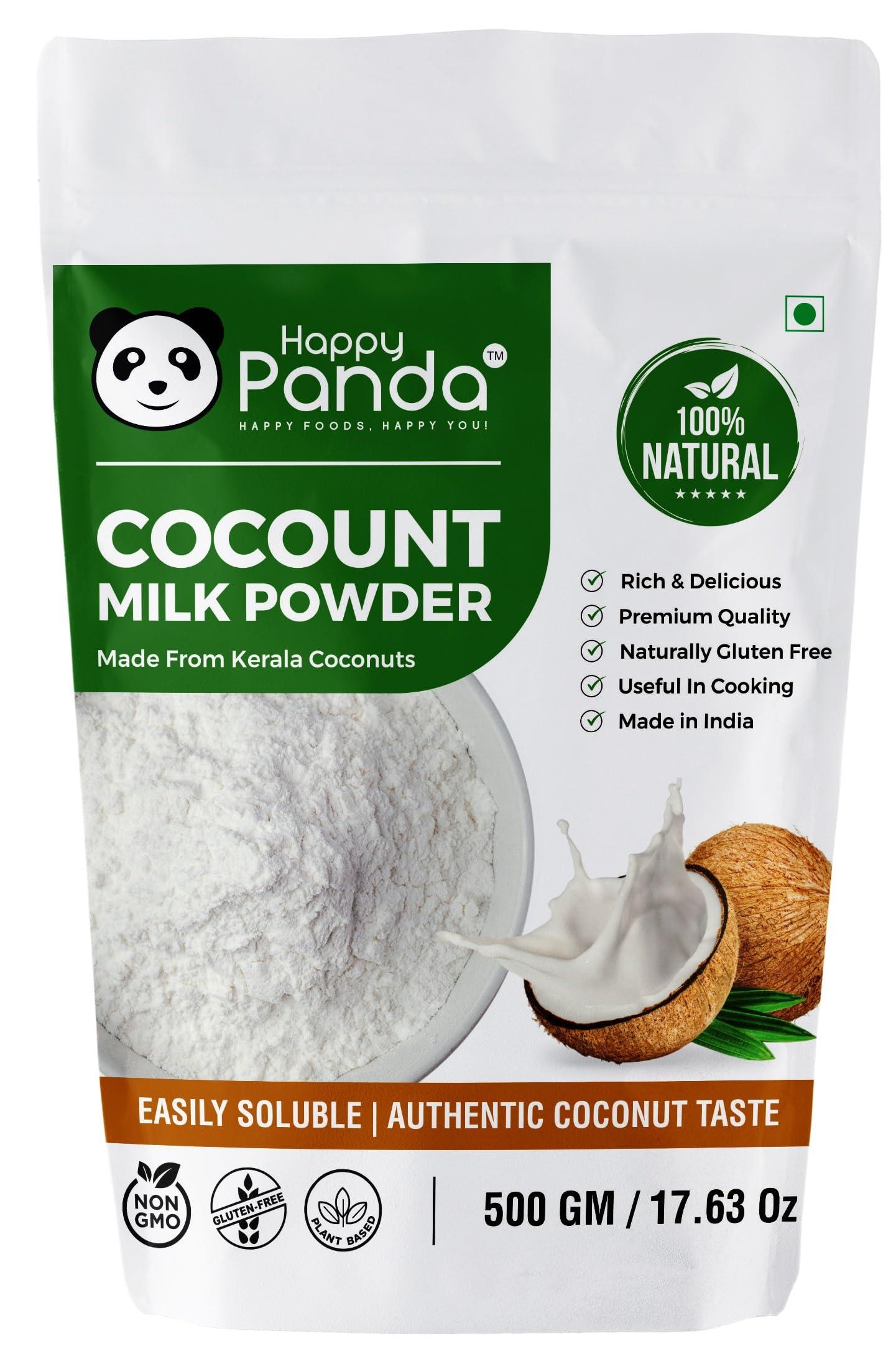HappyPanda HappyPanda Premium Vegan Coconut Milk Powder Horeca Value Pack (2.5 Kg) - Preservative Free Plant Based Coconut Milk Powder