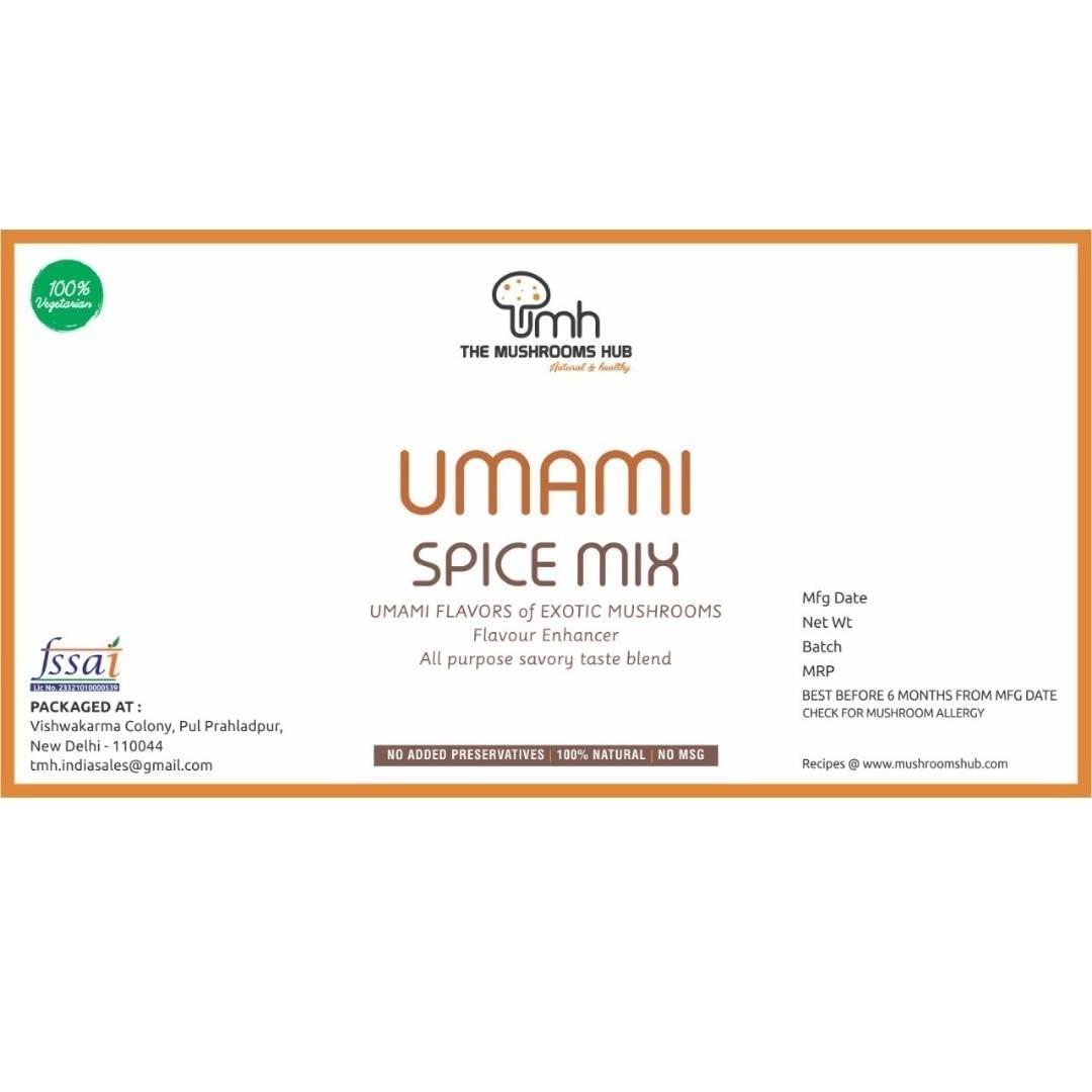 THE MUSHROOMS HUB The Mushrooms Hub all purpose Umami Spice Mix ( Mushroom Flavour), 50 Gm x 1