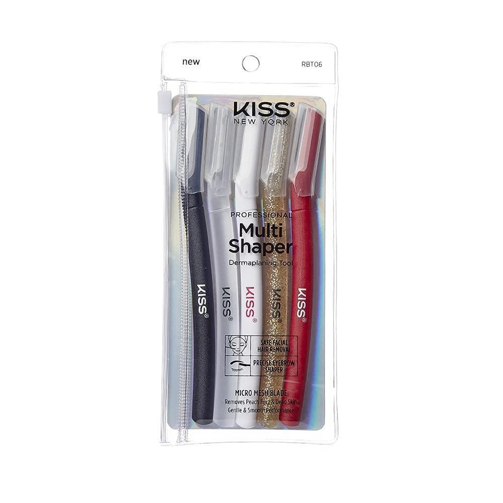 KISS Kiss New York Eyebrow Multi Shaper Eyebrow Trimmer Dermaplanning Tool 5pcs